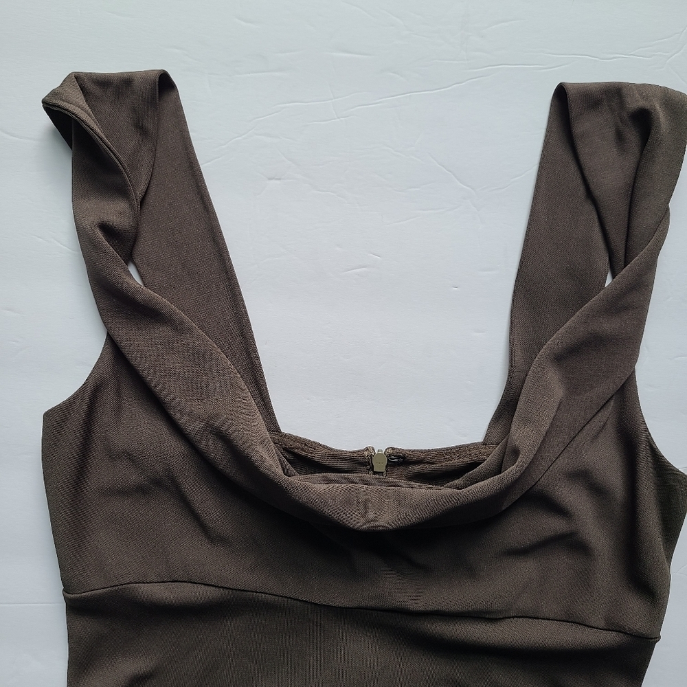 NWT NICOLE MILLER sleeveless midi dress - Picture 6 of 8